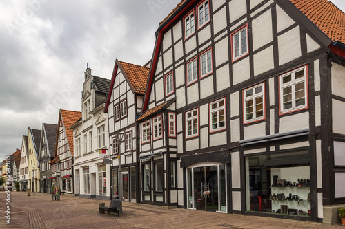 Street in Lemgo, Germany