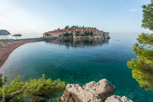 Fototapeta Naklejka Na Ścianę i Meble -  St. Stephan island in Montenegro