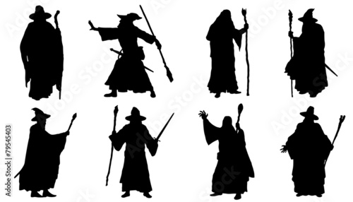 mage silhouettes