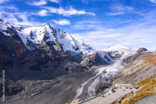 View of Franz Josefs Hohe Glacier, Austria