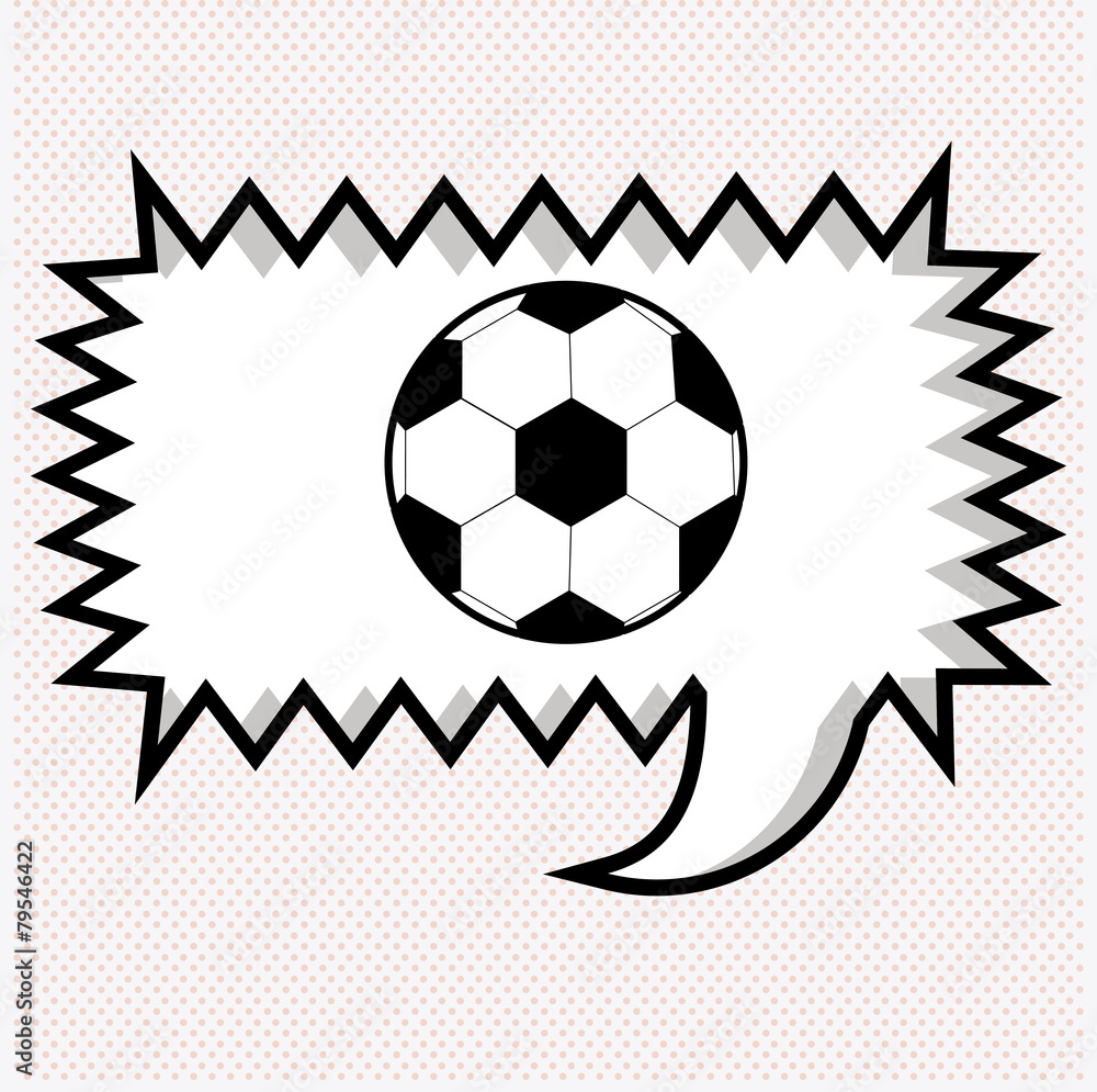 Obraz premium soccer desing vector illustration.