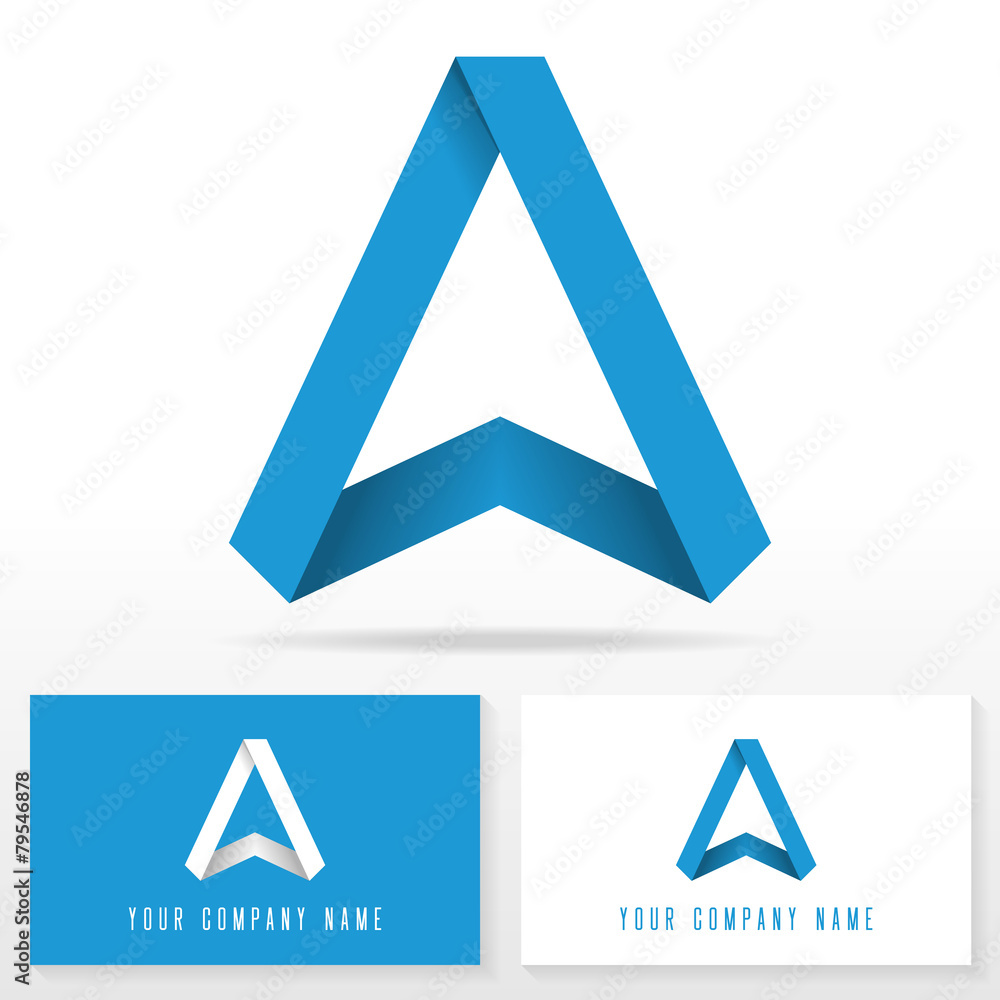 Letter A logo icon design - vector sign Letter A logo icon design - vector sign