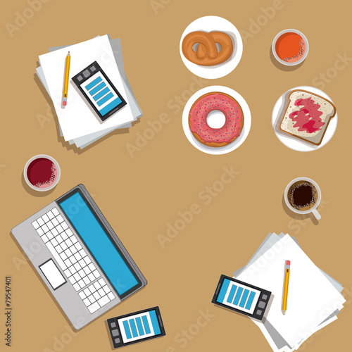 lunch time desing vector illustration.
