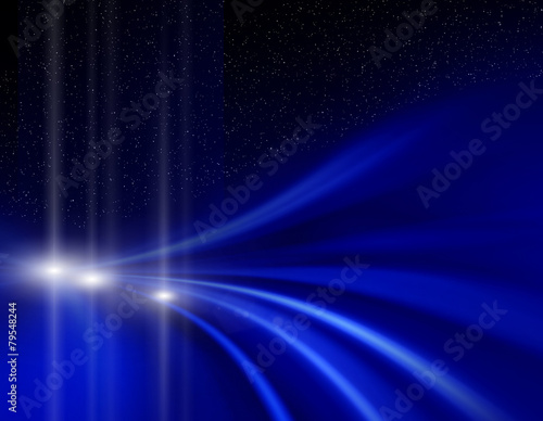 Abstract dark blue graphics background for design