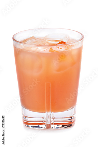 Wallpaper Mural Closeup of alcoholic cocktail isolated on a white background Torontodigital.ca