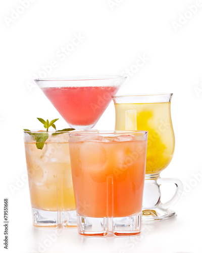 Fotografie, Tablou Alcoholic cocktails composition.