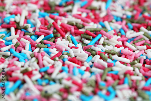 Colorful candy sprinkles, High resolution background, dof