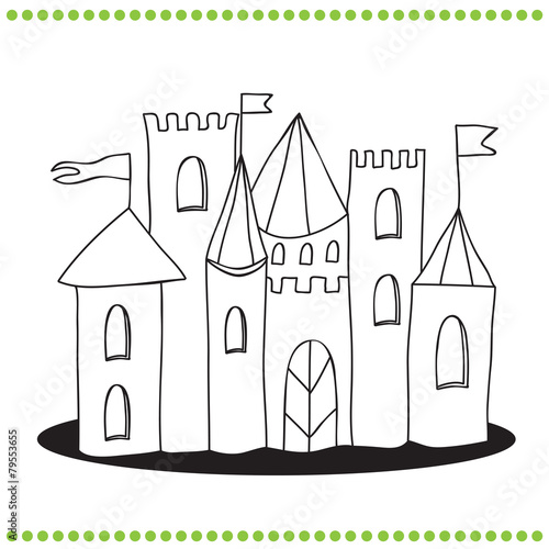 Art Illustration of a Castle
