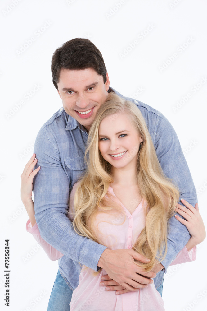 beautiful young happy couple love smiling embracing beautiful young happy couple love smiling embracing