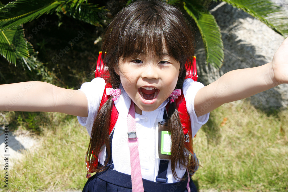 新一年生の女の子stock Photo Adobe Stock