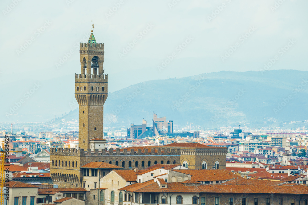 Palazzo vecchio in florence, italy