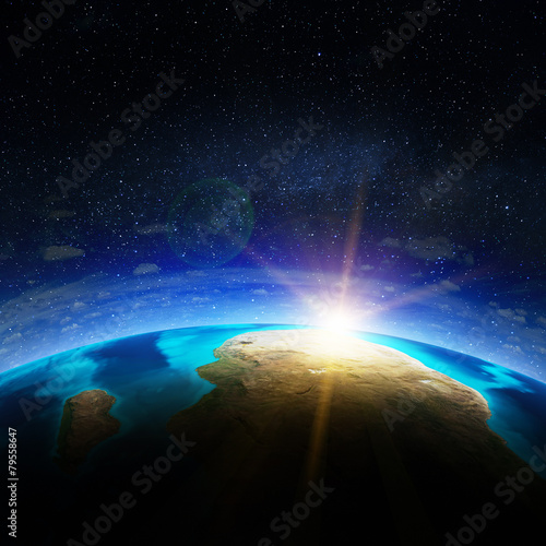 Fototapeta Naklejka Na Ścianę i Meble -  Planet from space