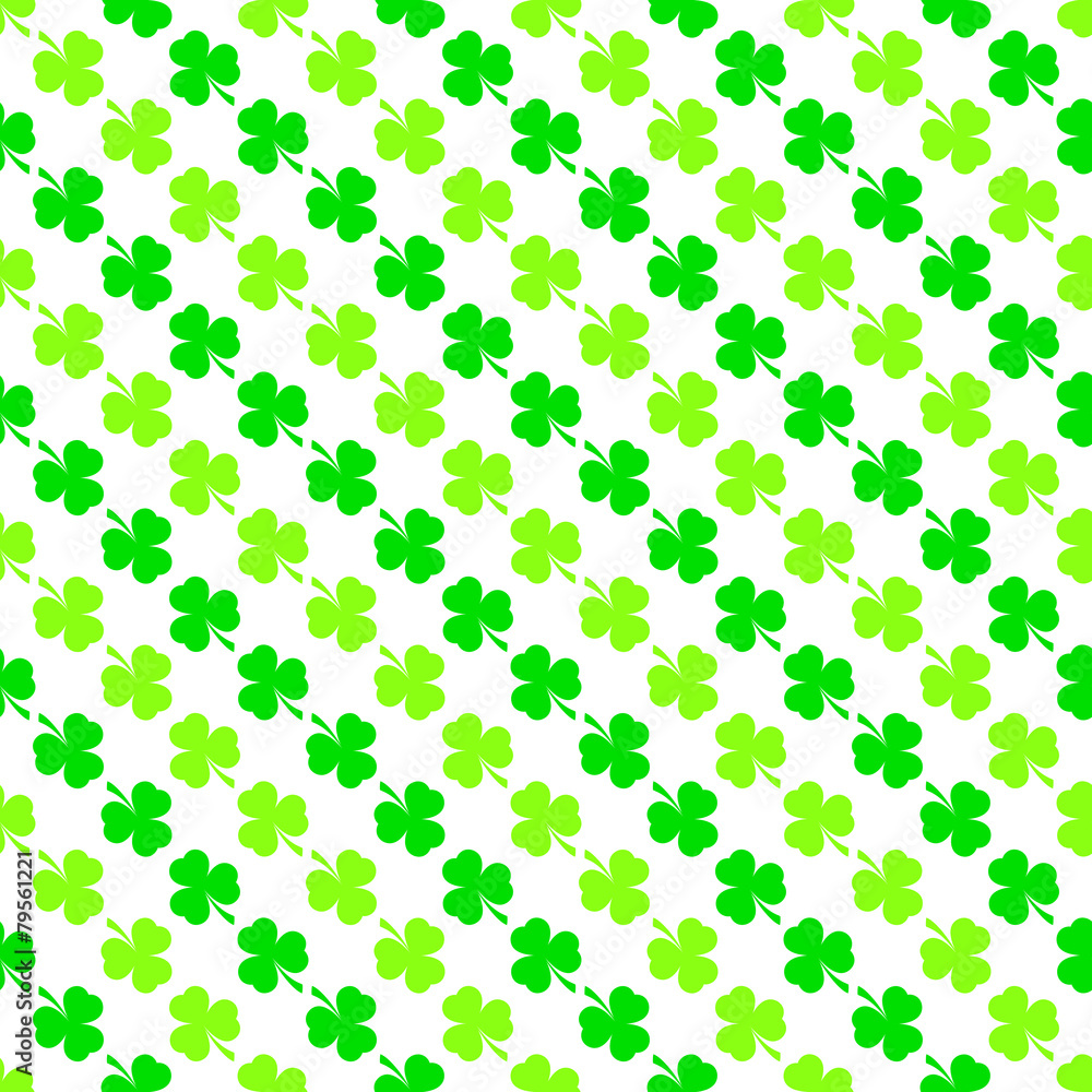 Seamless pattern with shamrock Seamless pattern with shamrock