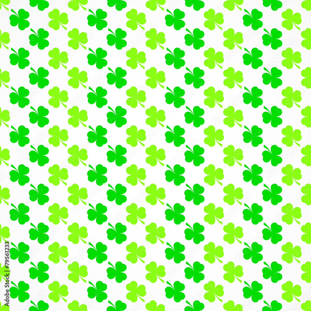 Seamless pattern with shamrock Seamless pattern with shamrock