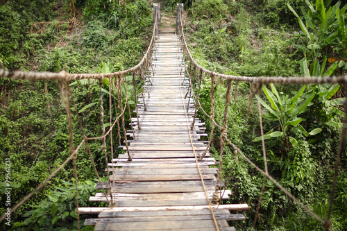 Fotografija The hanging bridge horizontal