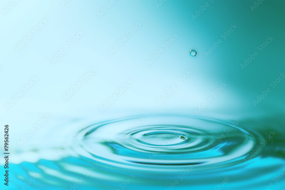 Water drop, close-up Water drop, close-up