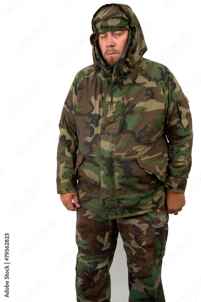 Man in Camouflage Man in Camouflage