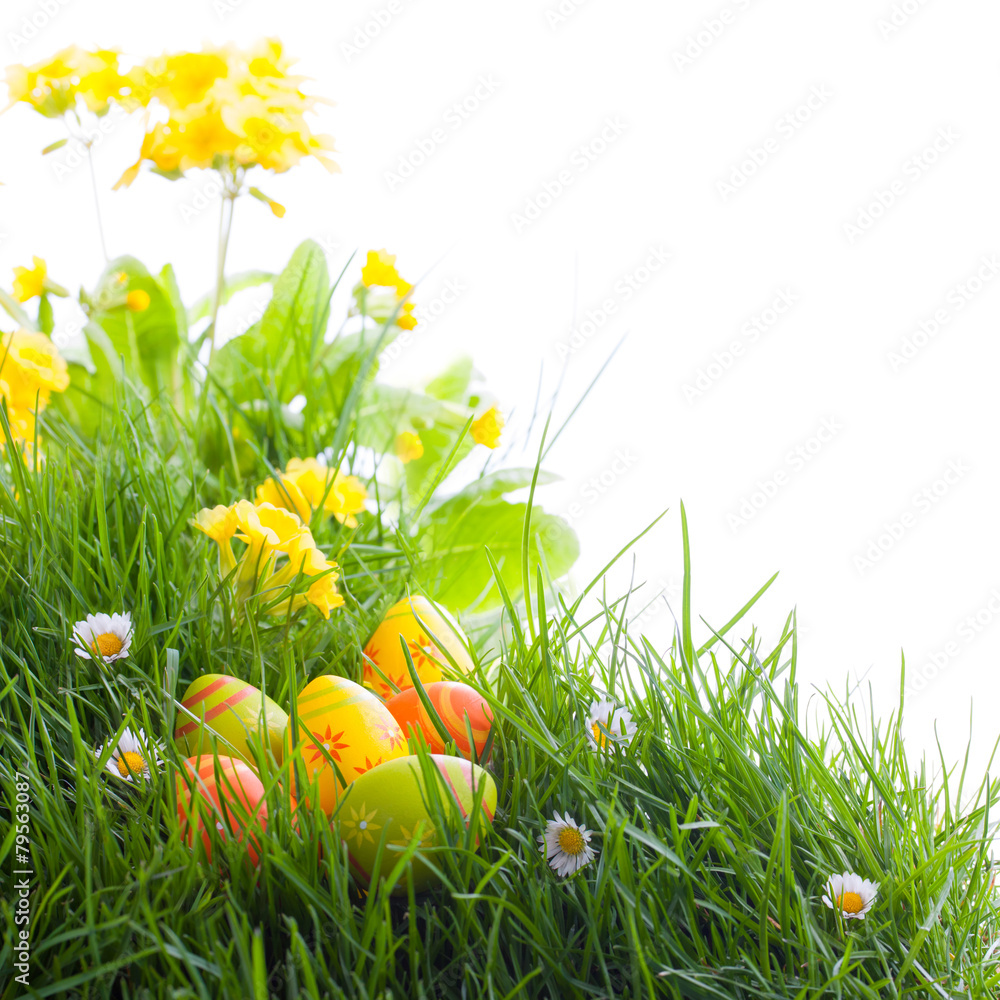 Ostern - Blumenwiese - Ostereier im Versteck Ostern - Blumenwiese - Ostereier im Versteck