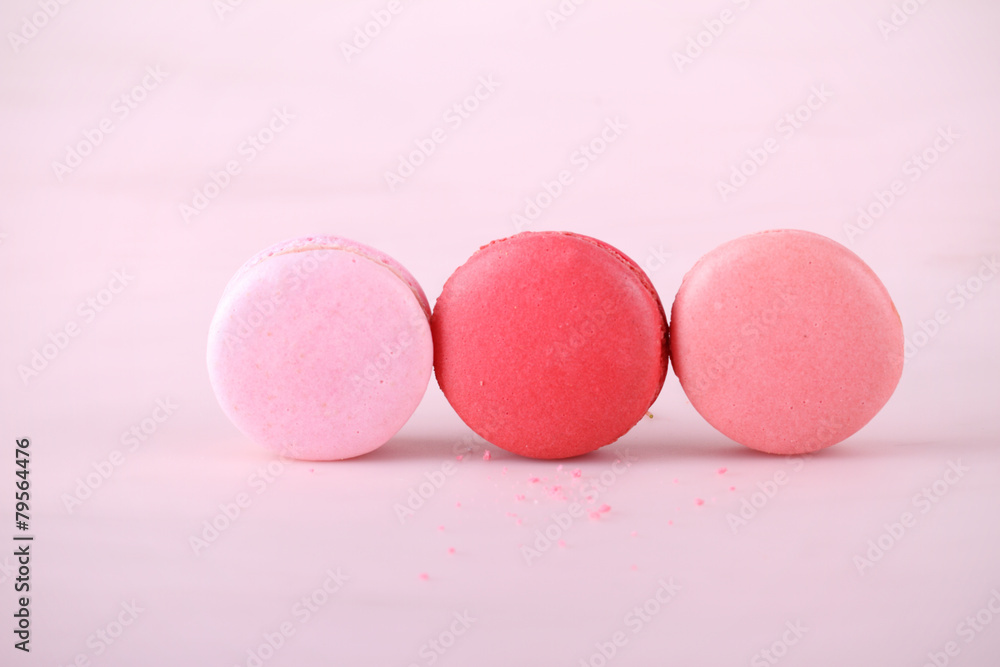 row of colorful macarons row of colorful macarons