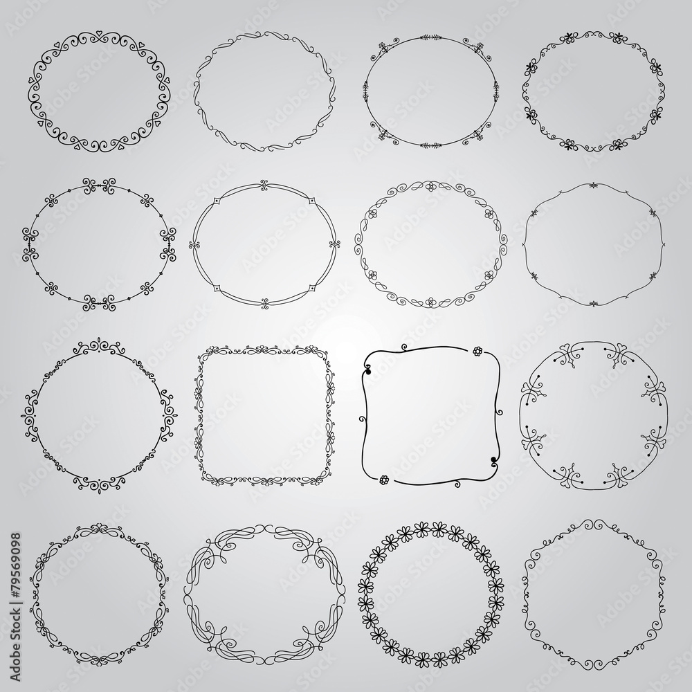 Hand Drawn Borders and Frames Hand Drawn Borders and Frames
