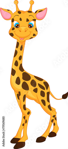 cute giraffe cartoon