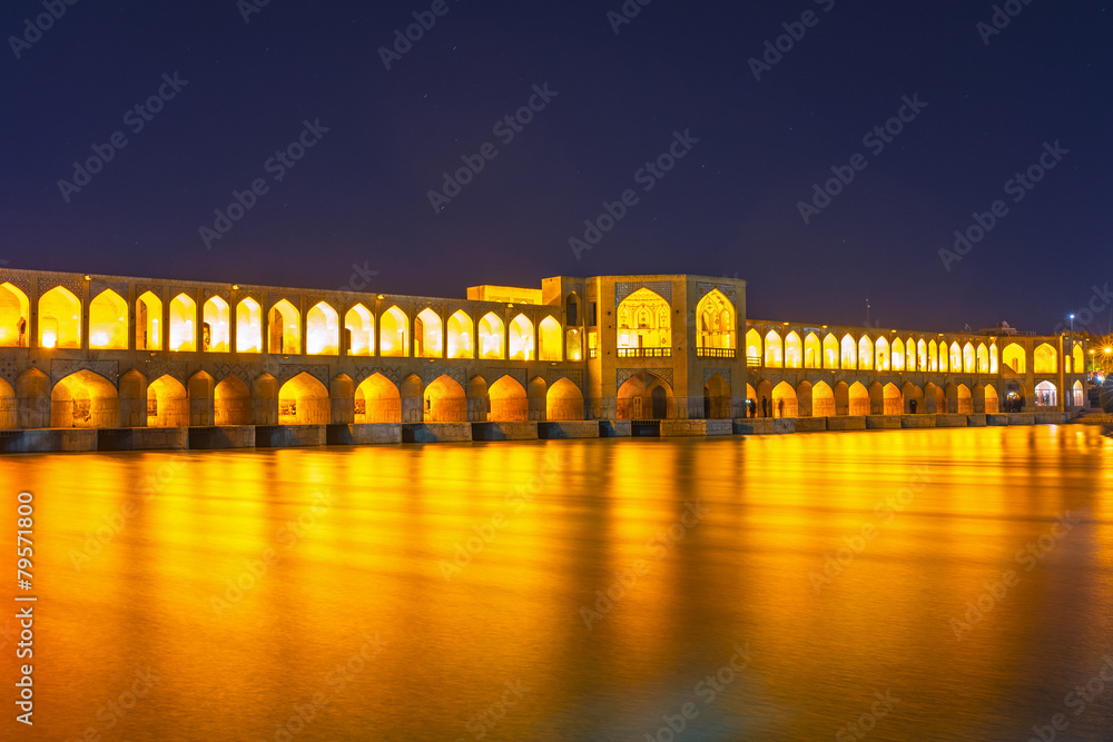 Pol-e Khaju bridge, Isfahan, Iran