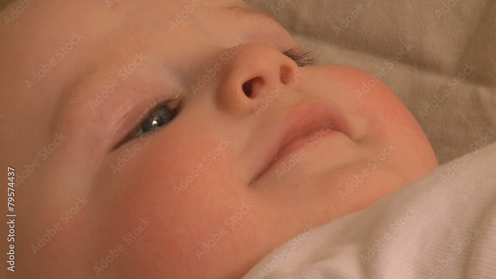 Shots of an infant boy resting Shots of an infant boy resting