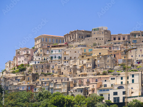 Blick auf Ragusa, UNESCO, Val die Noto, Monti Iblei, Sizilien