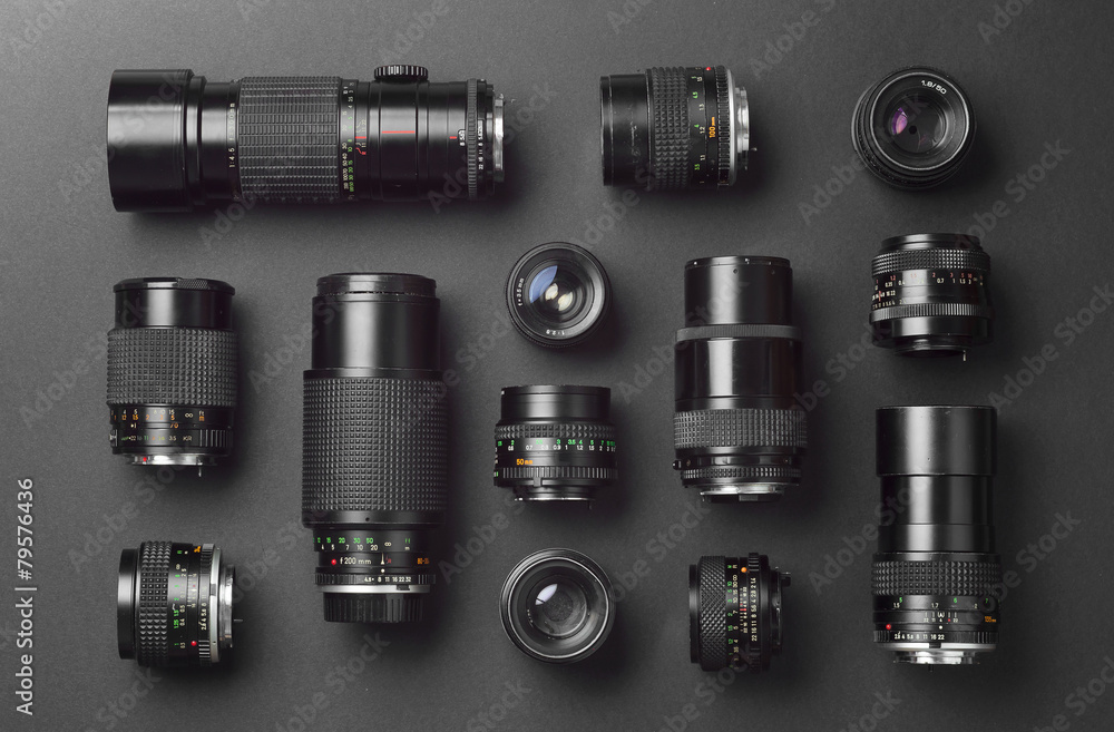 Collection of camera lens