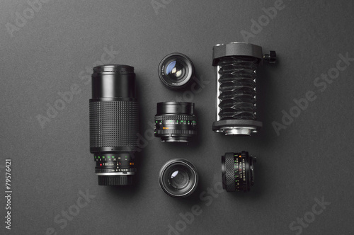 Collection of camera lens