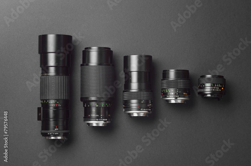 Collection of camera lens