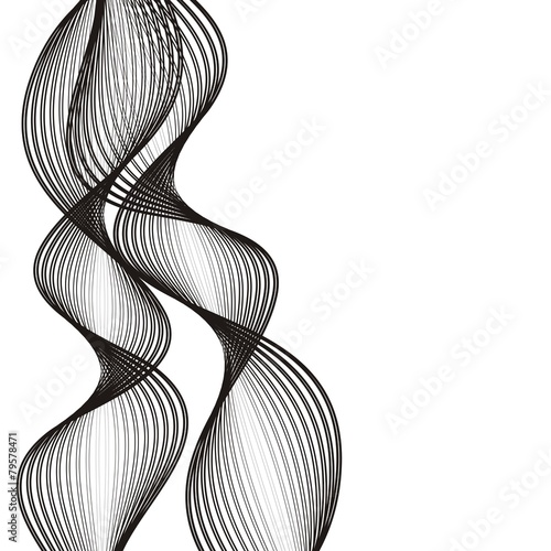 Abstract wave design