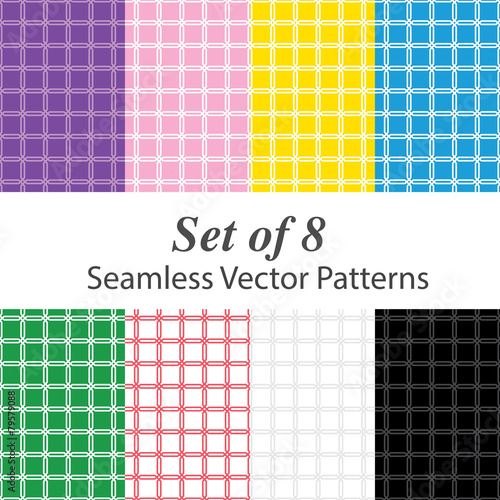 Squared stylish seamless background in vector