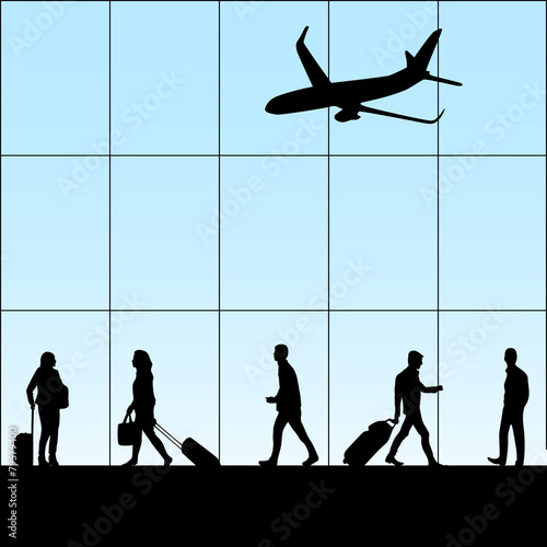 people in airport