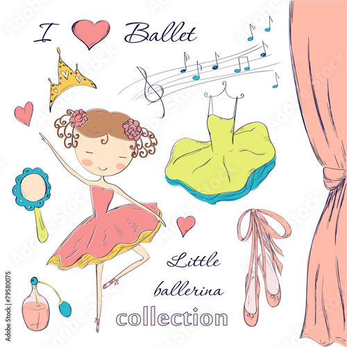 ballerina and accessories