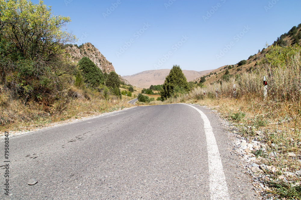 road in the mountains