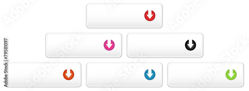 the white button with arrow photo