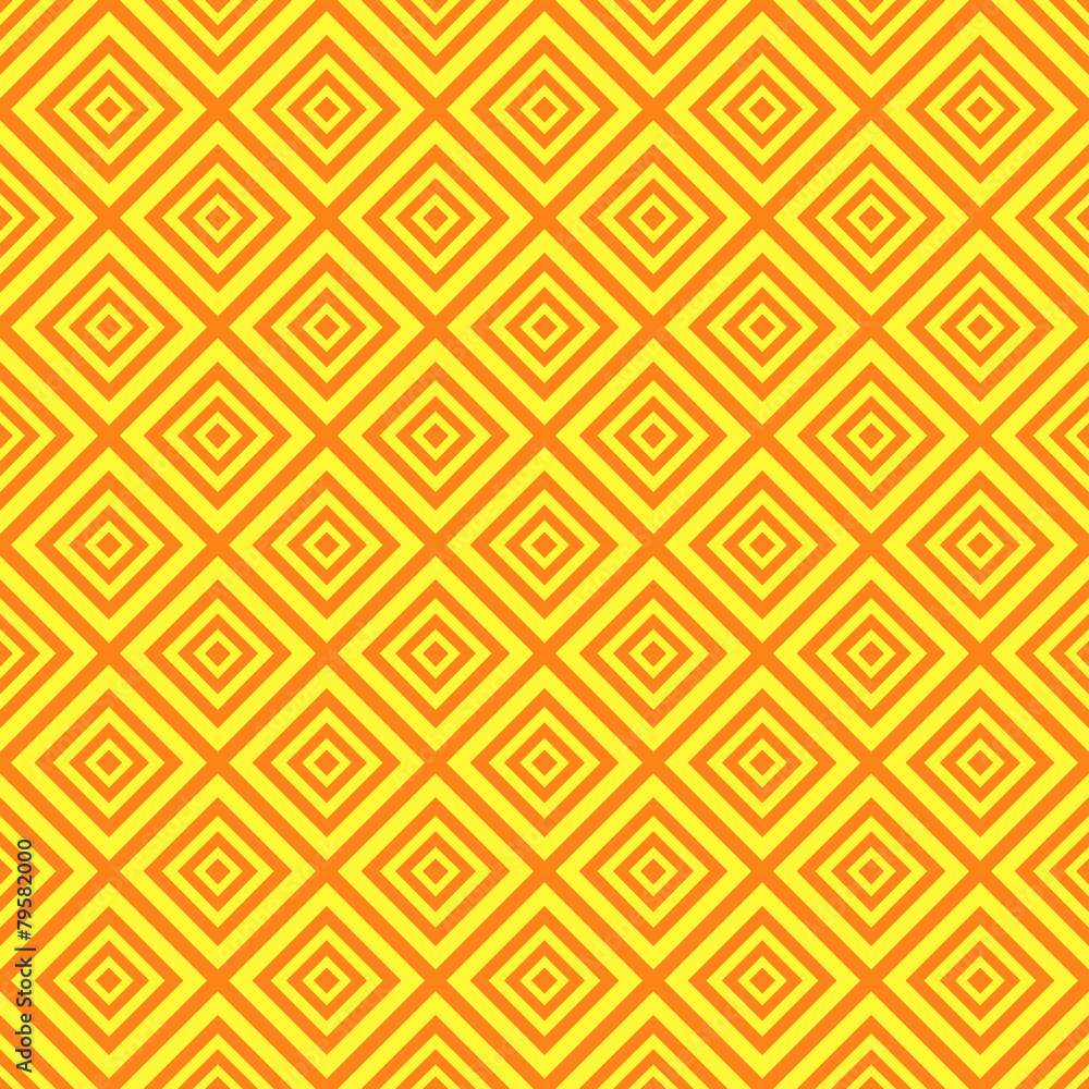 Baby different vector seamless pattern. Orange and yellow colors Baby different vector seamless pattern. Orange and yellow colors