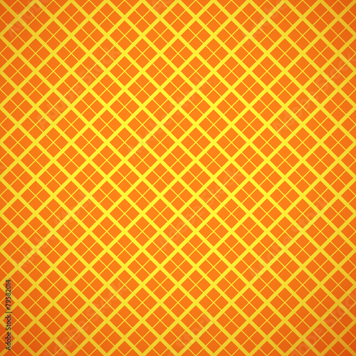 Baby different vector seamless pattern. Orange and yellow colors