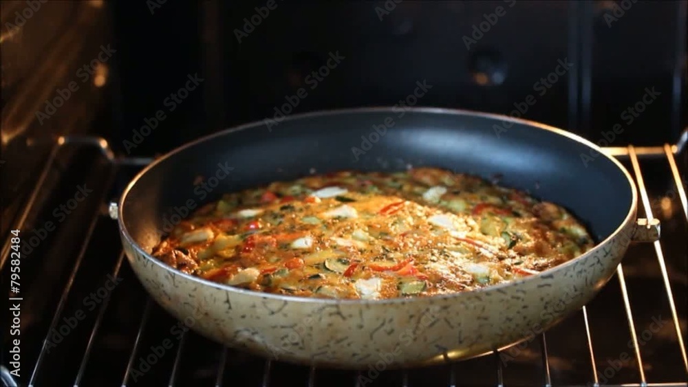 Omelette in oven Omelette in oven