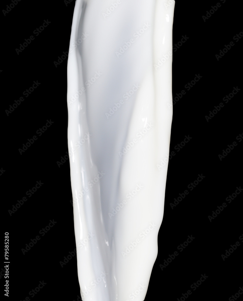 milk on a black background milk on a black background
