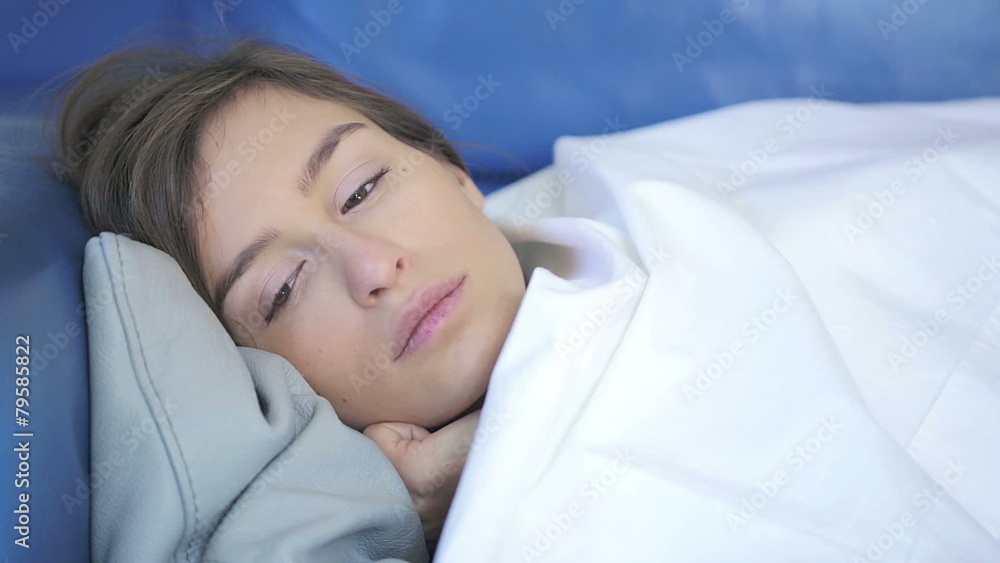 beauty girl sleeping on the sofa beauty girl sleeping on the sofa