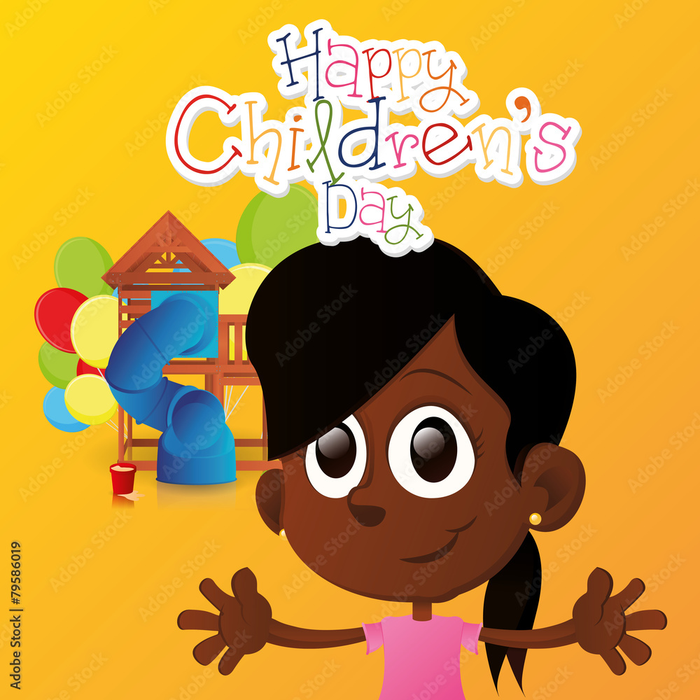 Fototapeta premium Happy children's day