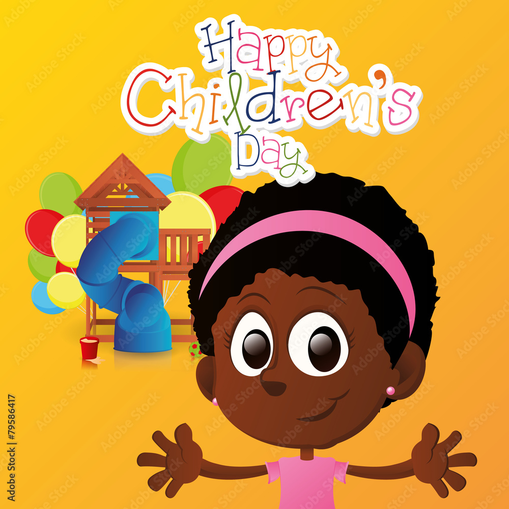 Fototapeta premium Happy children's day