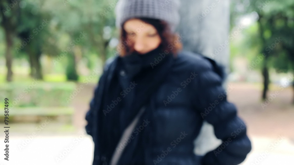sad girl is pensive and sadness at the park sad girl is pensive and sadness at the park