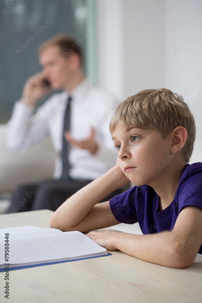 Unhappy little boy Unhappy little boy