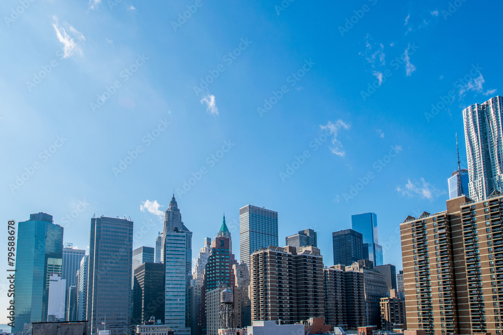 Fototapeta premium Panorama of downtown Manhattan