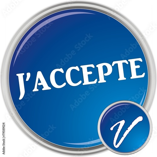 bouton j'accepte