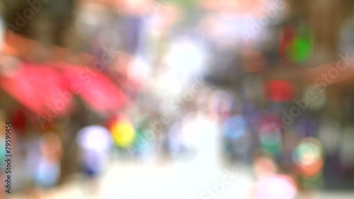 Wallpaper Mural City crowd blur Torontodigital.ca