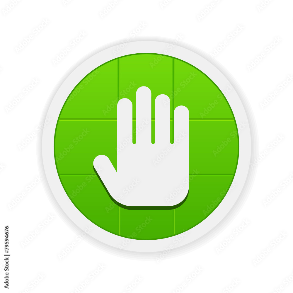 Obraz premium Vector App Button